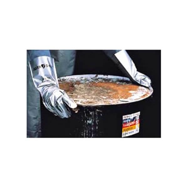 Honeywell Safety Products Chemical Resistant Gloves, Laminated PE/EVOH, 16 in L, Silver, 1 PR SSG/8 - main
